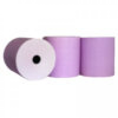 80 x 80 x 12.7mm Core Mauve BPA Free Thermal Till Rolls Boxed 20s: This Product Comes With Free Next Delivery - TH100M