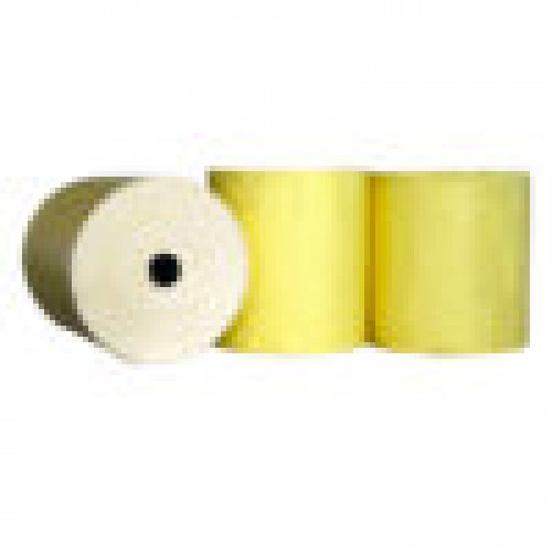 80 x 80 x 12.7mm Core Yellow BPA Free Thermal Till Rolls Boxed 20s: This Product Comes With Free Next Delivery - TH100Y